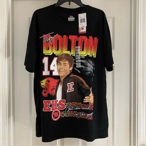 DISNEY High School Musical Troy Bolton Zac Efron T-Shirt Unisex Adult XL NEW NWT